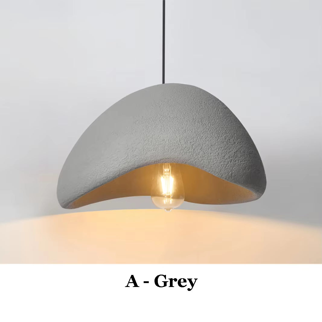 Japanese Wabi Sabi Modern LED Pendant Chandelier for Dining, Living Room, Bedroom, and Bar - E27 Hanging Light Fixture