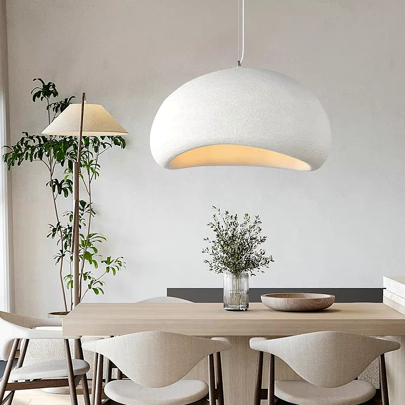 Japanese Wabi Sabi Modern LED Pendant Chandelier for Dining, Living Room, Bedroom, and Bar - E27 Hanging Light Fixture